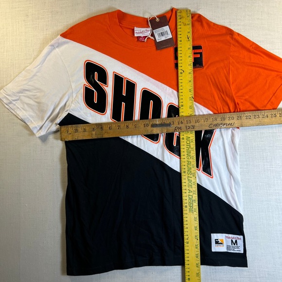 BNWT SHOCK SF Overwatch League T-Shirt M Mitchell Ness Men San Francisco ORANGE - Picture 8 of 8